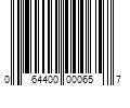 Barcode Image for UPC code 064400000657