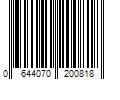 Barcode Image for UPC code 0644070200818