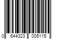 Barcode Image for UPC code 0644323005115. Product Name: Husky Gray Foam Memory Foam Soft Cap Knee Pad with Adjustable Straps