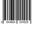 Barcode Image for UPC code 0644684004925