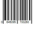 Barcode Image for UPC code 0645095700260