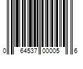 Barcode Image for UPC code 064537000056