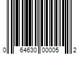 Barcode Image for UPC code 064630000052