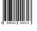 Barcode Image for UPC code 0646322000313