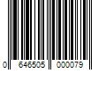 Barcode Image for UPC code 0646505000079