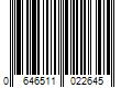 Barcode Image for UPC code 0646511022645