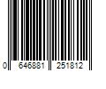 Barcode Image for UPC code 0646881251812