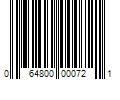 Barcode Image for UPC code 064800000721