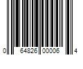 Barcode Image for UPC code 064826000064