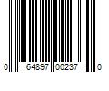 Barcode Image for UPC code 064897002370