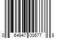 Barcode Image for UPC code 064947006778