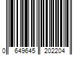 Barcode Image for UPC code 0649645202204