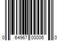 Barcode Image for UPC code 064967000060