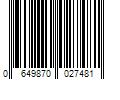 Barcode Image for UPC code 0649870027481