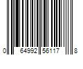 Barcode Image for UPC code 064992561178