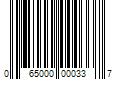 Barcode Image for UPC code 065000000337