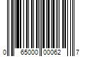 Barcode Image for UPC code 065000000627