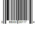 Barcode Image for UPC code 065000001174