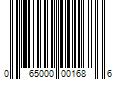 Barcode Image for UPC code 065000001686