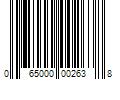 Barcode Image for UPC code 065000002638