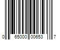 Barcode Image for UPC code 065000006537