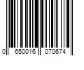 Barcode Image for UPC code 0650016070674