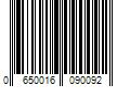 Barcode Image for UPC code 0650016090092