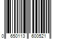 Barcode Image for UPC code 0650113600521