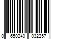 Barcode Image for UPC code 0650240032257