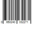 Barcode Image for UPC code 0650240032271