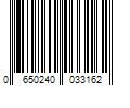 Barcode Image for UPC code 0650240033162