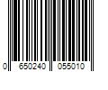 Barcode Image for UPC code 0650240055010