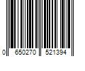 Barcode Image for UPC code 0650270521394