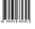 Barcode Image for UPC code 0650434664325