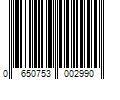 Barcode Image for UPC code 0650753002990