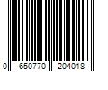 Barcode Image for UPC code 0650770204018