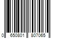 Barcode Image for UPC code 065080180706289