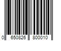 Barcode Image for UPC code 0650826800010