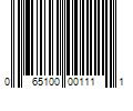 Barcode Image for UPC code 065100001111. Product Name: 