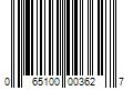 Barcode Image for UPC code 065100003627