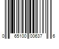 Barcode Image for UPC code 065100006376