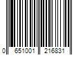 Barcode Image for UPC code 0651001216831