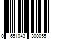 Barcode Image for UPC code 0651043300055