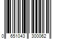 Barcode Image for UPC code 0651043300062