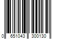 Barcode Image for UPC code 0651043300130