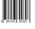 Barcode Image for UPC code 0651043300307