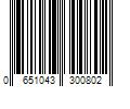 Barcode Image for UPC code 0651043300802