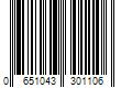 Barcode Image for UPC code 0651043301106