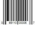 Barcode Image for UPC code 065110000067