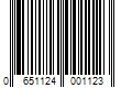 Barcode Image for UPC code 0651124001123